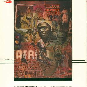 Black History Notes: WOFSAC. Pastel painting c. 1982 - 2018 Asungi Productions.